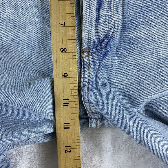 Agolde Jeans Sz 26 "Shatter" Wash Distressed Riley High Rise Straight USA Made - Picture 12 of 16